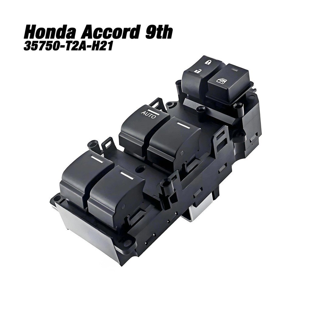 35750-T2A-H21 สําหรับHonda 9th Generation Accord 2013-2017,Master Powerสวิทช์ควบคุมหน้าต่างOE 35750-