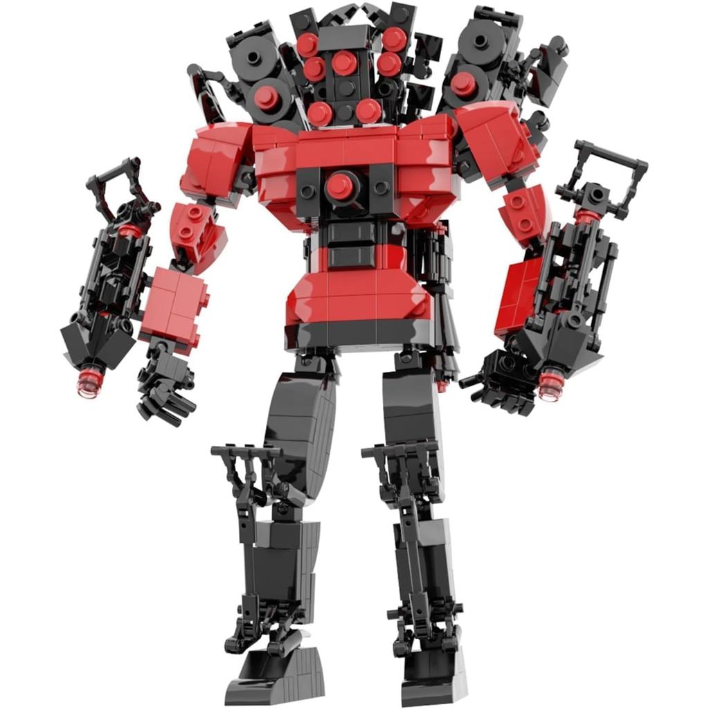 ห้องน้ํา Man รูป Building Block ชุด Titan Speakerman เกมของเล่นไอเดียสะสมอาคารอิฐวันเกิดสําหรับผู้ใหญ่แฟนชุดอาคารชุดห้องน้ํา Man an