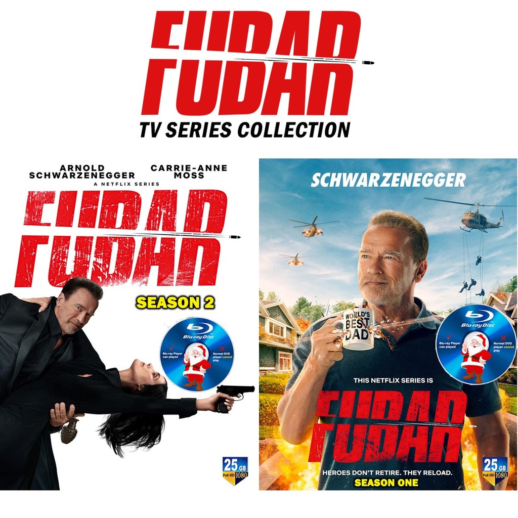 E-BLURAY SERIES:FUBAR SEASON 2 . Action ARNOLD SCHWARZENEGER