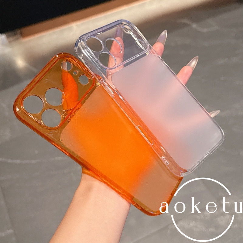 ทันที17เหมาะสําหรับiPhone 16 Promaxเคสโทรศัพท์บางเฉียบFrosted TPUนิ่มApple 15 Proโปร่งใสพรีเมี่ยมความรู้สึก14ง่ายรวมทุกอย่าง13Promaxเคสป้องกันการตก
