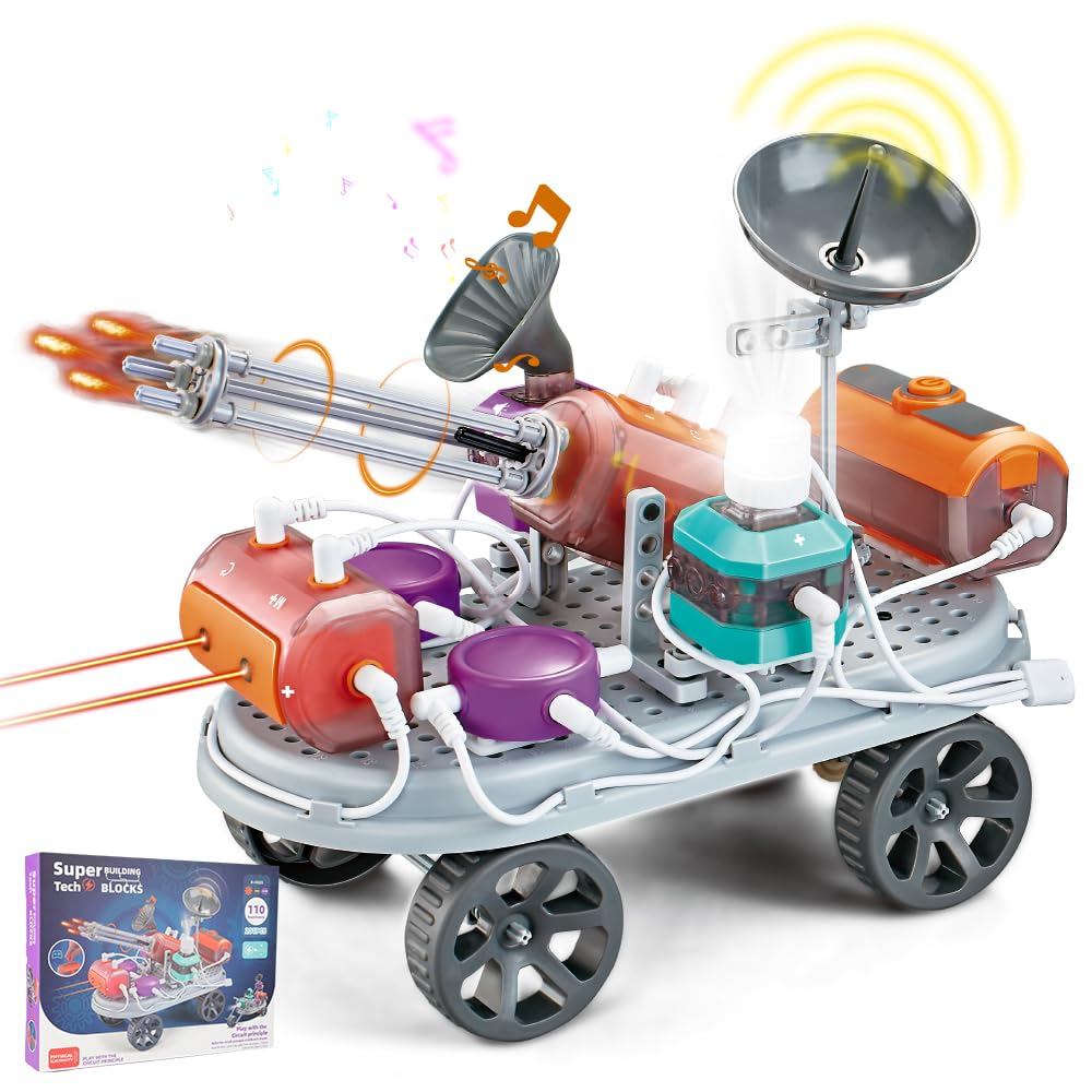 Electronic Circuit Assembly Experiment Educational Toy - FlyCreat 201pcs Science Experiment Kit 3D S