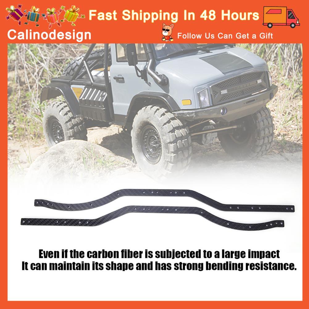 Calinodesign VBESTLIFE แผ่นคาร์บอนไฟเบอร์ Universal CHASSIS กรอบ Rails Fit สำหรับ SCX10 RC Crawler ร