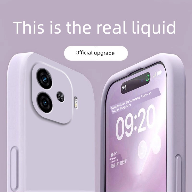 iqoo z9 5g เคส เคส iqoo 12 เคสโทรศัพท์ซิลิโคนสำหรับ vivo IQOO Z9 และ Z9 Turbo ดีไซน์ใหม่ ป้องกันการก