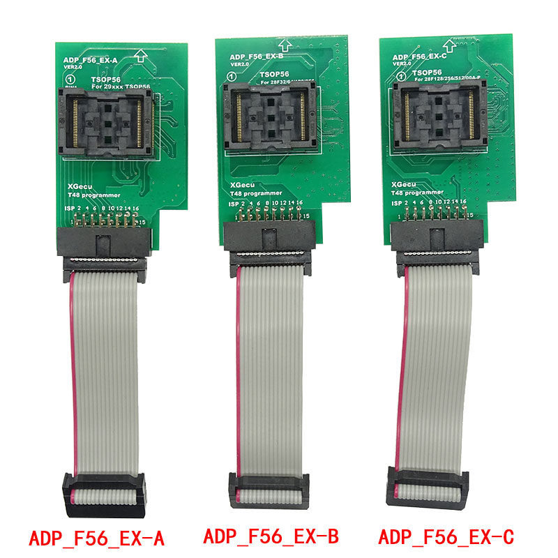 T TSOP56 Burner XGecu T48 Programmer Burner ADP _ F56 _ EX-AC NOR Flash