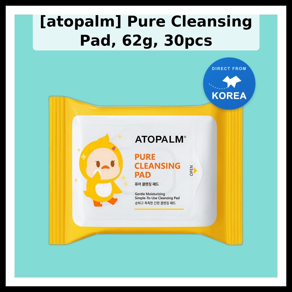 [atopalm] Pure Cleansing Pad, 62g, 30pcs / Korean Cleansing Pad / Makeup Remover / ของแท้ 100% โดย S