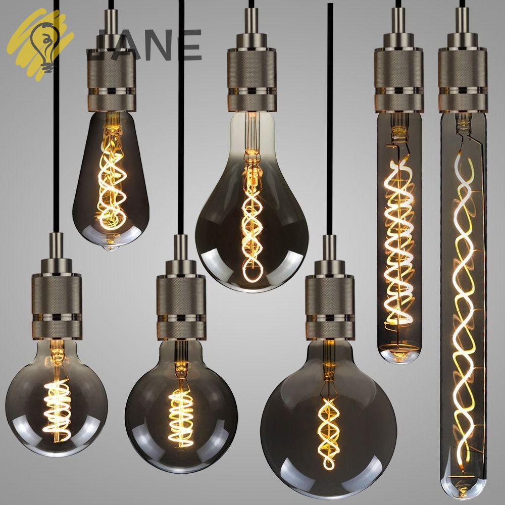 JANE Vintage Retro Bulb, Edison Lamp Filament, hot Antiqueไส้แก้ว E27 220V Edison Lamp Ball light