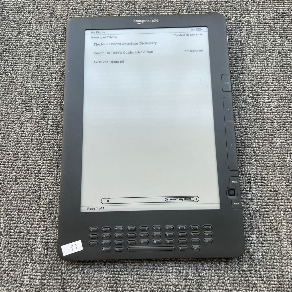[สินค้าใหม่ข้อเสนอพิเศษขายร้อน] Amazon E-Book Reader DX DXG 32 ซม.หน้าจอหมึก Pearl Screen PDF แปรงดู