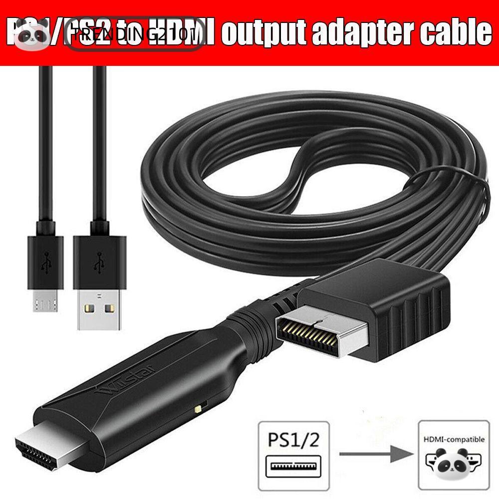 TRENDING Audio Video Converter Cable Full HD Full HD Cable Adapte HD Converter PS2 เป็น HDMI-compati