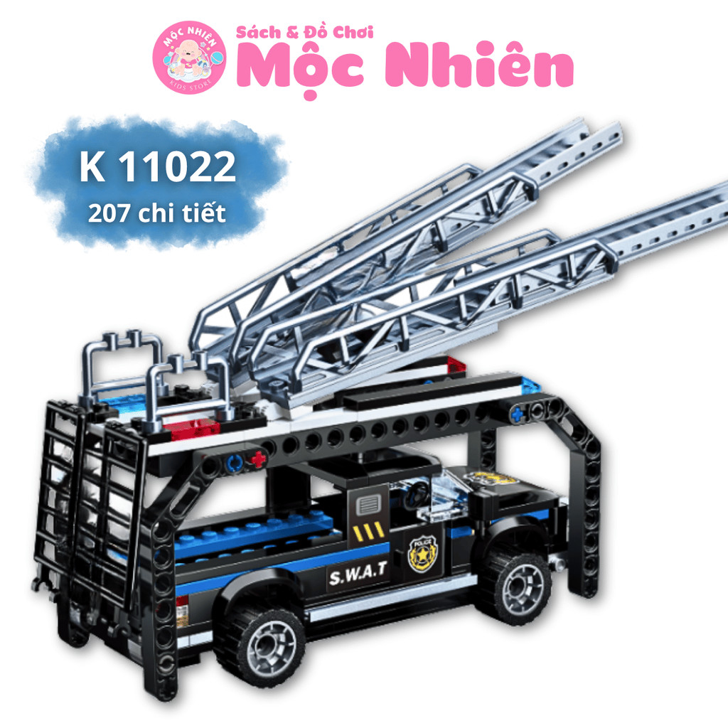 เค Keepplay 11022 ของเล่นประกอบปริศนา - จักรยานเสือภูเขาที่น่ารังเกียจ (207 ส่วน)