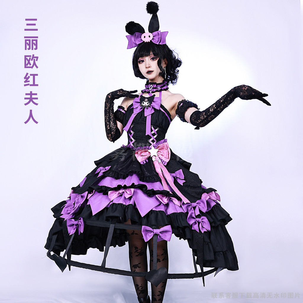 ชุดคอสเพลย์ Mrs. สไตล์อนิเมะสีแดง จากซานโรถึงวู้ดゥฟิฟธ์