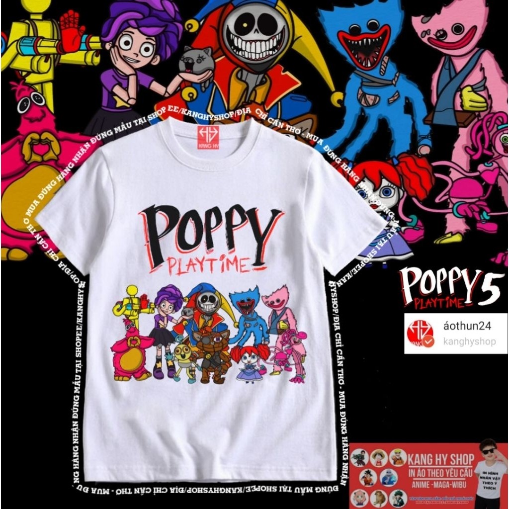 เสื้อยืด The Prototype Poppy Playtime 5 สําหรับเด็กชายและเด็กหญิงทุกขนาด F1006