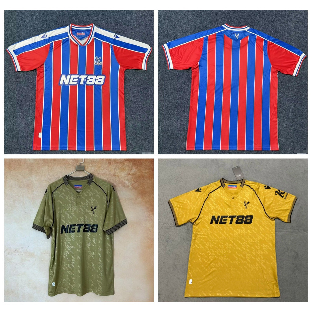 เสื้อยืดกีฬาฟุตบอล Crystal Palace Home Third Kit ขนาด XXS-XL