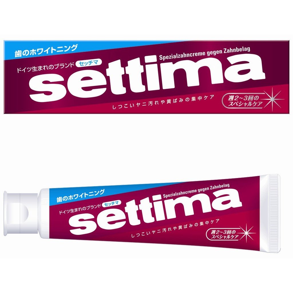 Sunstar Settima Special Toothpaste [Box Type] (Medicinal Product) 120g x 1 [Whitening, Stain Care, a