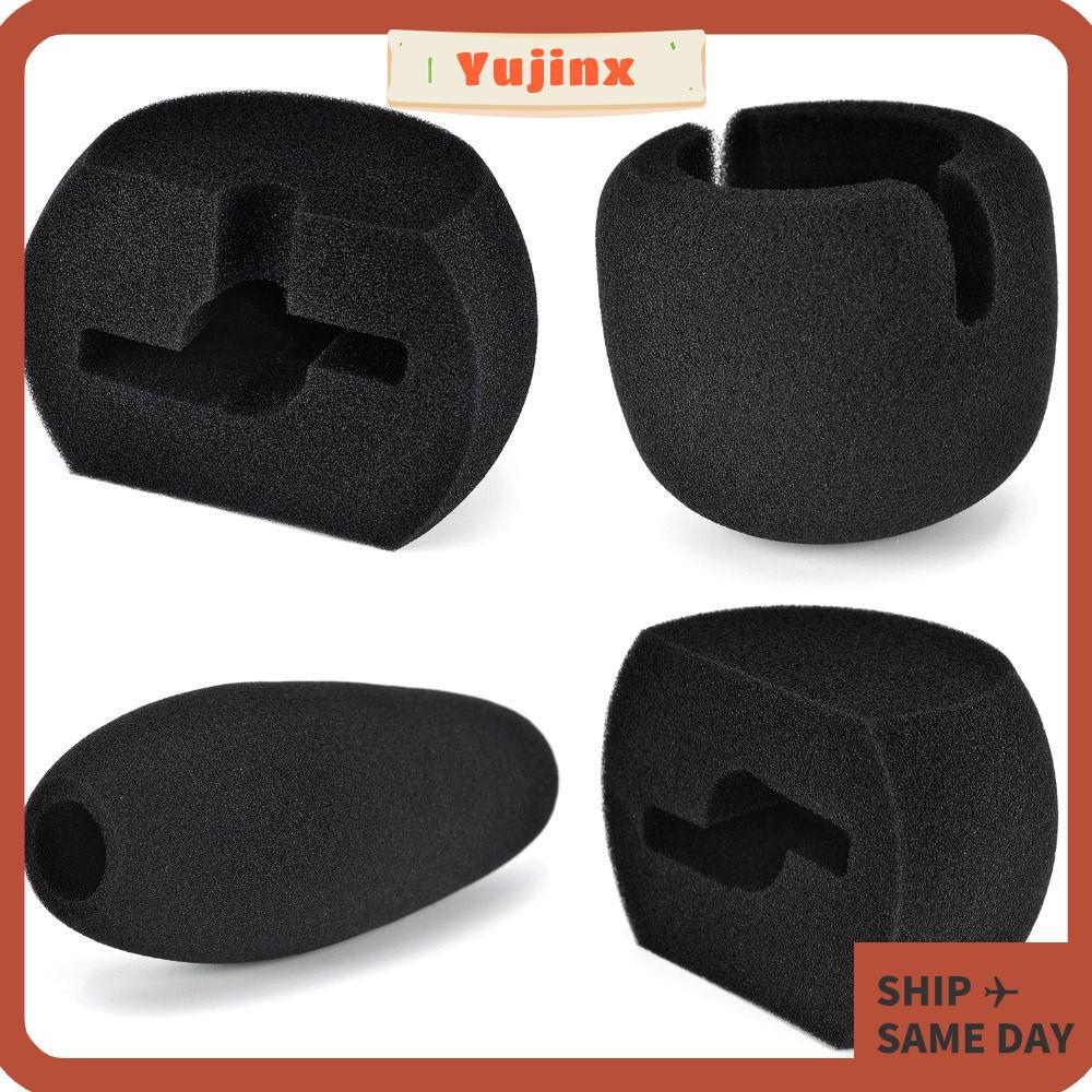 YUJINX ไมโครโฟนโฟม, Professional Windproof ไมโครโฟนกระจก,ลดเสียงรบกวน Universal Mic ฟองน้ําสําหรับ Z