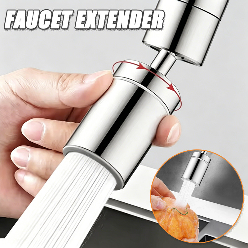 360° Rotatable Faucet Aerator Splash-Proof Kitchen Sink Faucet Adapter