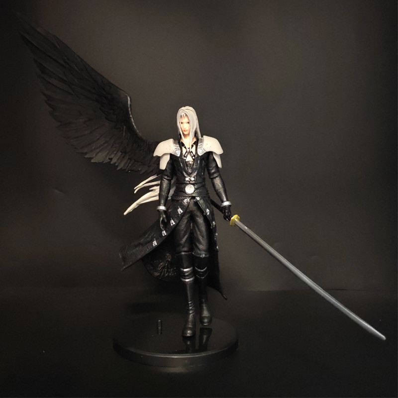1 ชิ้น 28.5 เซนติเมตร Final Fantasy VII เกมรูป Sephiroth Angel Final BOSS The Ultimate Villain กองกําลังพิเศษ PVC ตัวเลขการกระทําตุ๊กตาของเล่น