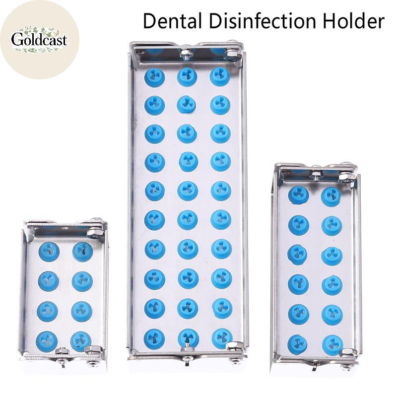 GOLD Bur Holder Autoclave Sterilizer Case Endo File Disinfection Box Organizer TH