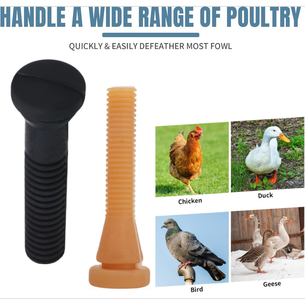 佳品✨เปลี่ยนไก่ Plucker นิ้ว 2.6 ซม.ยาง Plucker สัตว์ปีก Defeathering Fingers Kit สําหรับไก่เป็ด Gees 