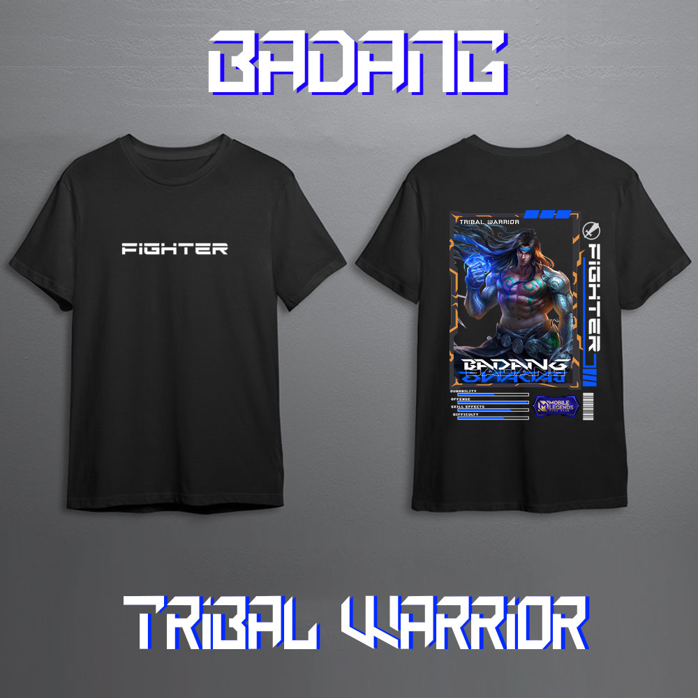 COOL MOBILE LEGEND BUSANG FIGHTER SKIN HERO T-SHIRT//ML T-SHIRT/MOBILE LEGEND T-SHIRT//BODYG T-SHIRT