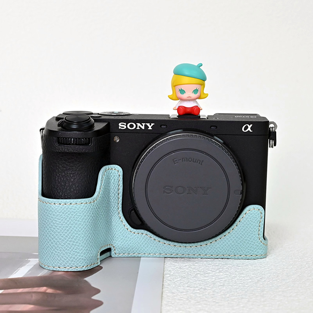 [เคสป้องกันกล้องขายร้อน] เหมาะสําหรับเคส Sony A6700 ZVE10 กระเป๋ากล้องรุ่นที่สอง A7C2 ฐาน A6400 เคส 