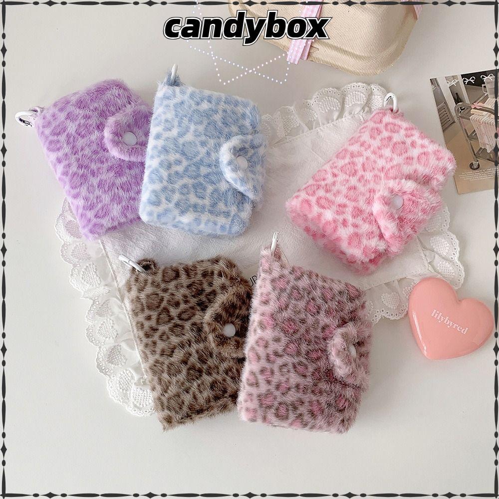 กระเป๋าใส่เหรียญ CANDYBOX, กระเป๋าสตางค์ใบเล็กอเนกประสงค์เสือดาว, การ์ดตุ๊กตาพกพาหวานที่เก็บของเบ็ดเตล็ด