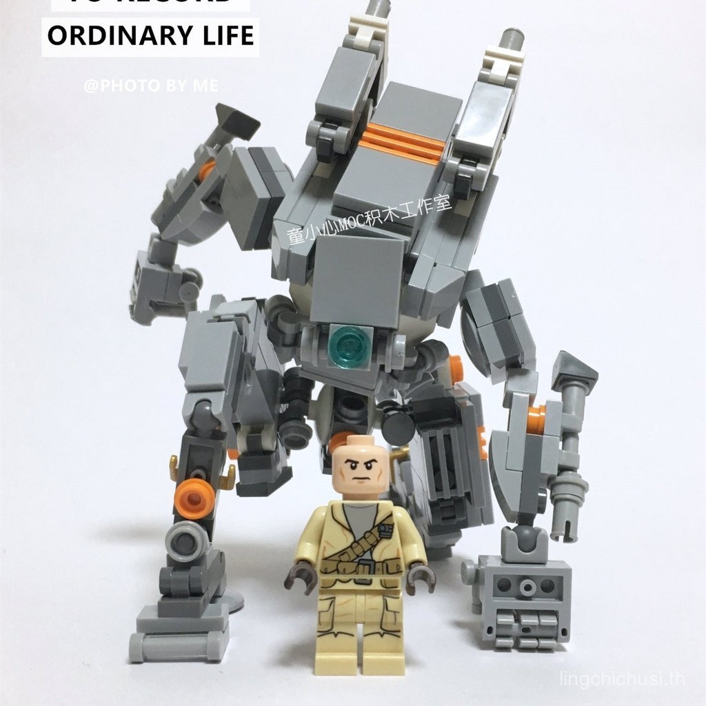 ใช้งานร่วมกับ Minifigures Titan Meteorite Building Blocks MOC Mecha BT7274 สามารถนั่ง Minifigures FS