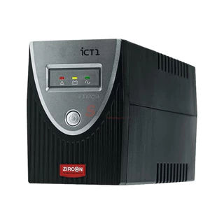 เครื่องสำรองไฟ UPS Zircon iCT1 800VA/480W
