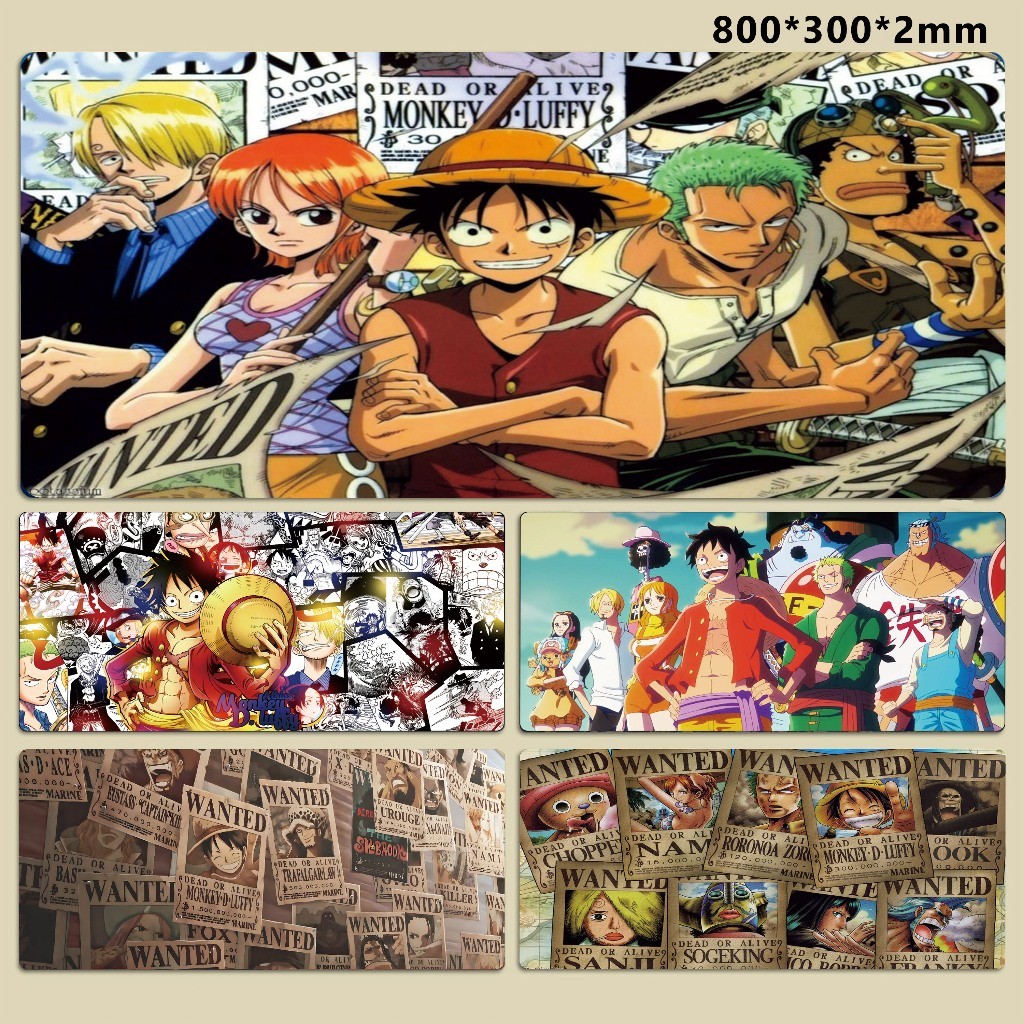 แผ่นรองเม้าส์ 80x30x2 ซม. แผ่นรองเม้าส์ลายการ์ตูน Mouse Pad แผ่นรองเมาส์ ที่รองเมาส์