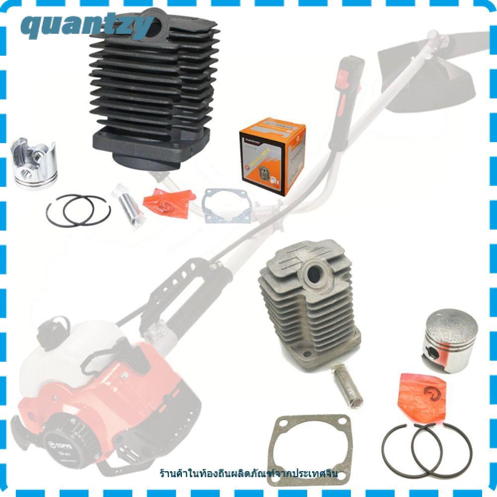 QUANTZY 411 กระบอกเครื่องตัดหญ้า,พร้อมอุปกรณ์เสริมลูกสูบเครื่องตัดหญ้าชุดกระบอก,คุณภาพสูง 40-6 สีดํา