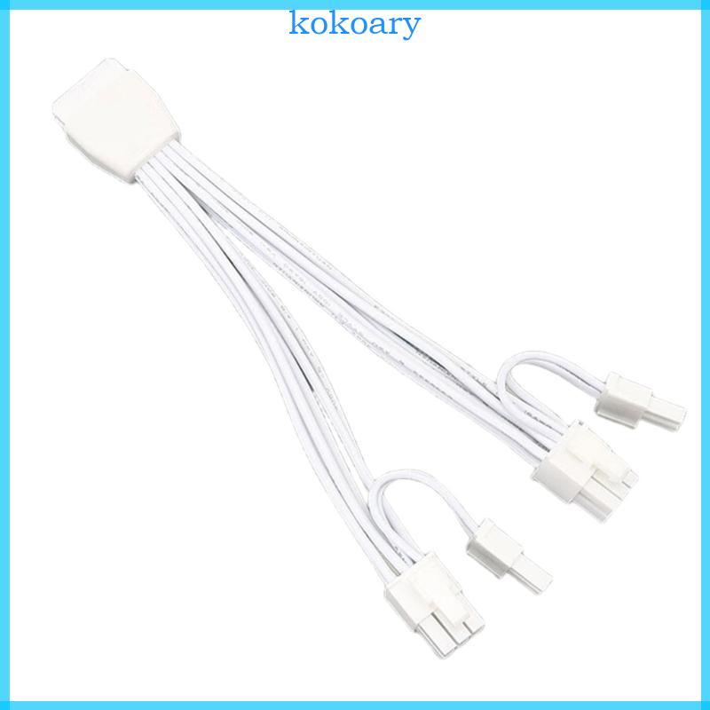 KOK PCIe5 0 12VHPWR สาย GPU 2x8PIN ถึง 16PIN GPU สายไฟสําหรับโมเดิร์นกราฟิกการ์ด Power Splitter สาย 