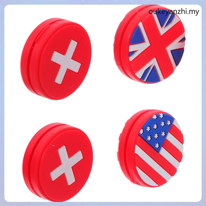 4 ชิ้น Damper Tennis Dampener Dampners สําหรับแร็กเก็ต Dampeners Racquet
