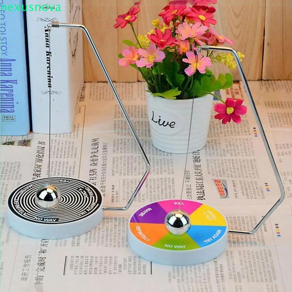 NEXUSNOVA Magnetic Decision Maker,ลูกตุ้มเลือกตกแต่งของขวัญ Lucky Decision Ball,Novelty Home Decor Swing Ball โต๊ะแบบไดนามิกของเล่นลูกตุ้มแกว่งลูกสําหรับเด็ก