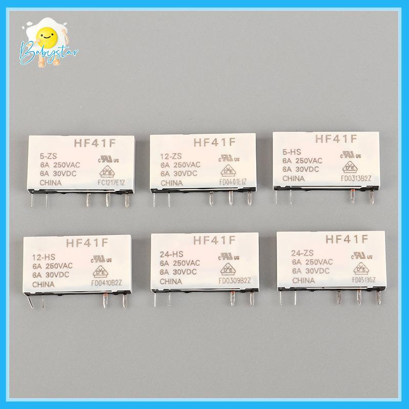 [Inthehot-t] HF41F-24-ZS HF41F-12-ZS HF41F-5-ZS HF41F-5-HS HF41F-12-HS HF41F-24-HS รีเลย์อุตสาหกรรม 