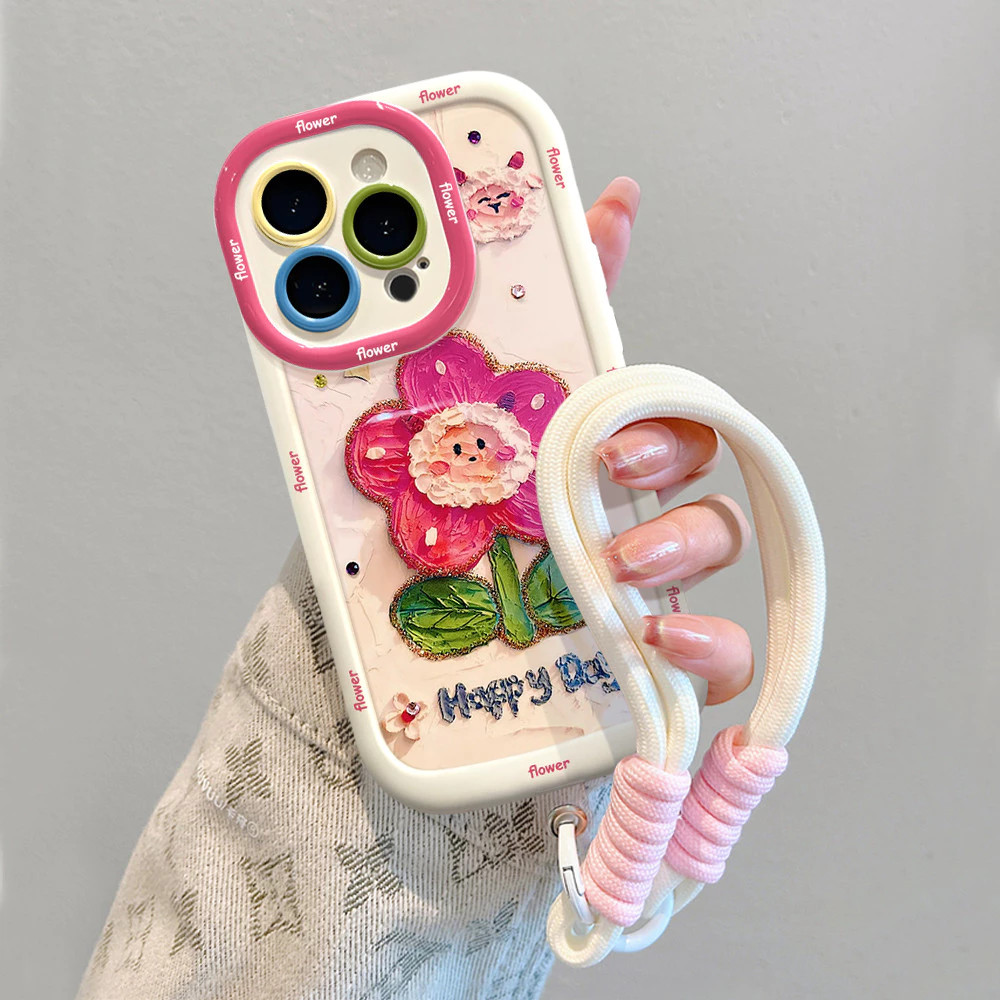 HP [เคส+สร้อยข้อมือ] เคสOppo A55 A5SA74A95A78A58A1A9 A31 A35 A54S A17 A15 A11 A57 F17PRO A8 A58 A18 