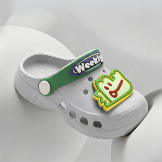 Cheerful Mario 13-20ซม Slipper เด็ก 12สี ลวดลายสัตว์ รองเท้านิ่มเด็ก ฤดูร้อน รองเท้ารัดส้นหัดเดิน น่ารัก แตะเด็กเล็ก