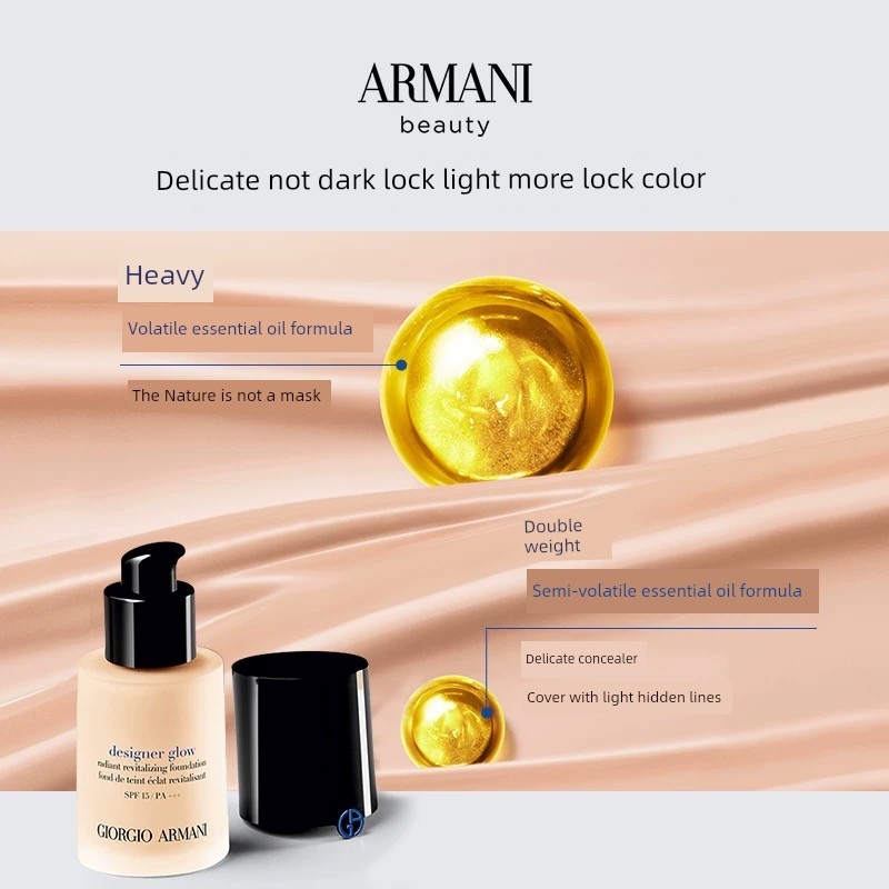 cushion ครีมรองพื้น [ซื้อง่าย One Piece] Armani ขายดี Master Liquid Foundation Experience Gift ผิวแห