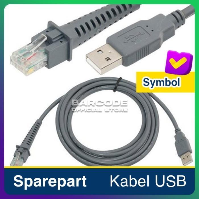 สาย USB ของแท้ Barcode Scanner สัญลักษณ์ Motorolla LS2208 DS9208 LI2208 LI4278