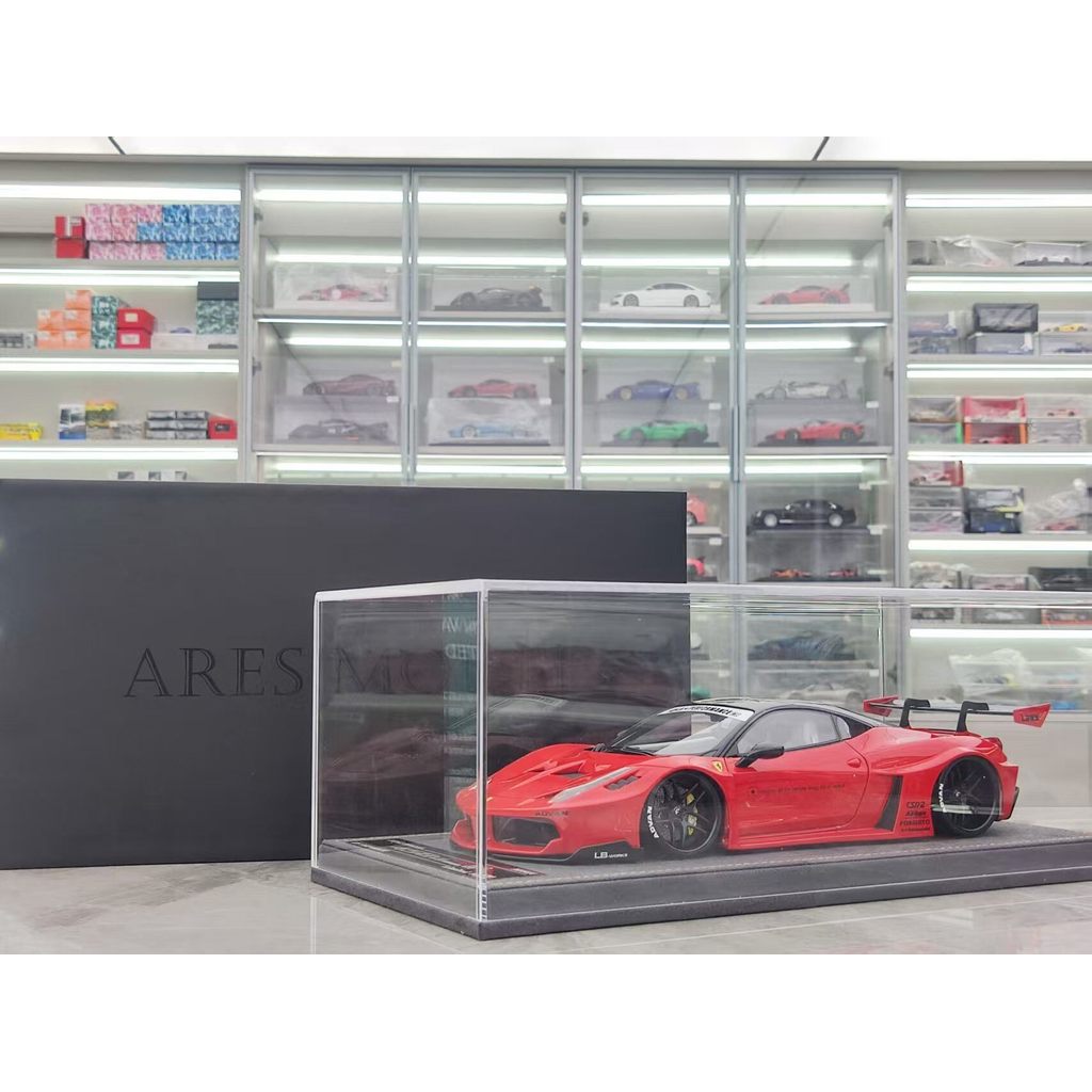 [สต๊อกพร้อม 1] ARES MODEL 1/18 Ferrari 458 Ferrari Red Price 2880 ARES009 ARES MODEL 1/18 Ferrari 45