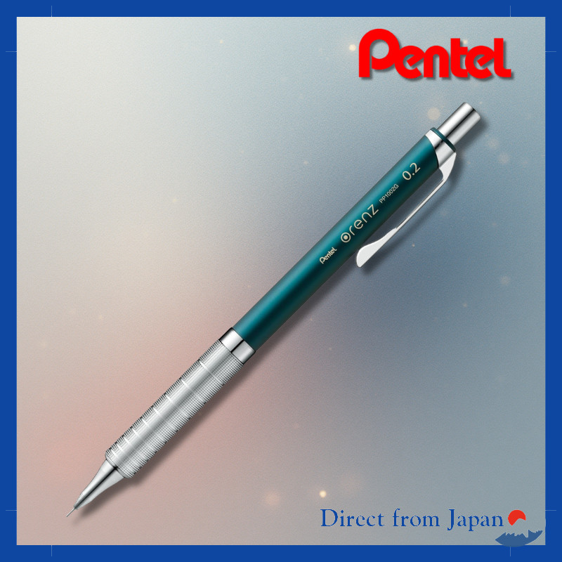 Pentel Mechanical Pencil Orenz Metal Grip 02 XPP1002G2-S2 Turquoise Blue