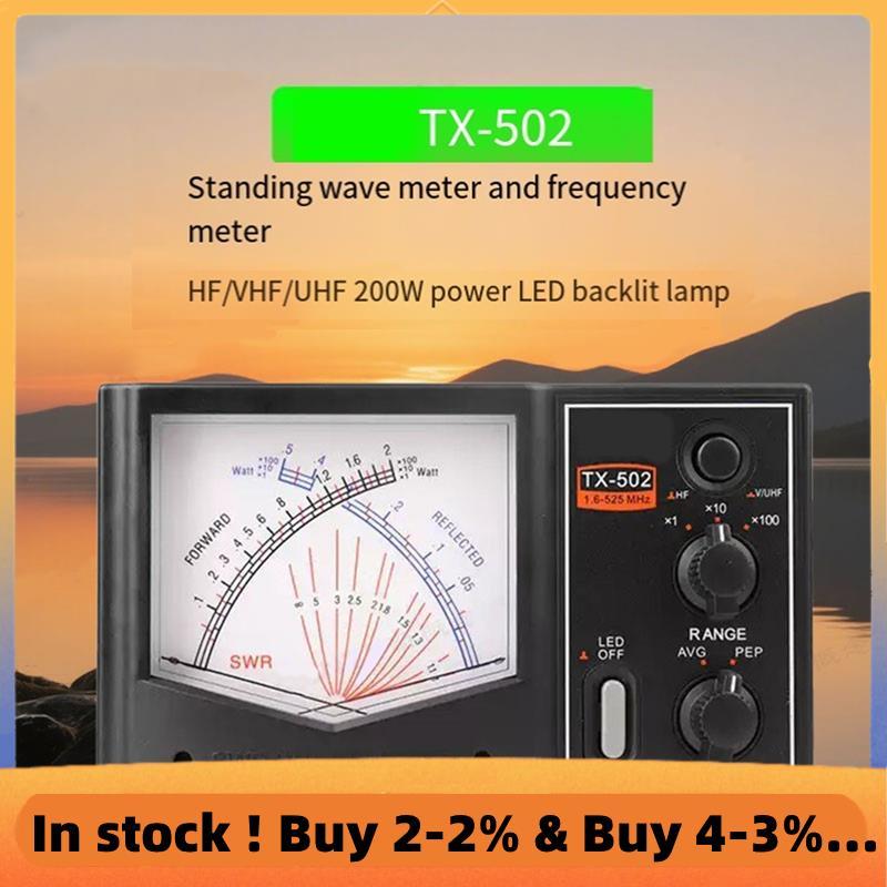 X-502 Mini SWR/Watt Meter 1.6-525MHz HF/V/U Band 200W Power Meter สําหรับ Walkie Talkie Power วัด
