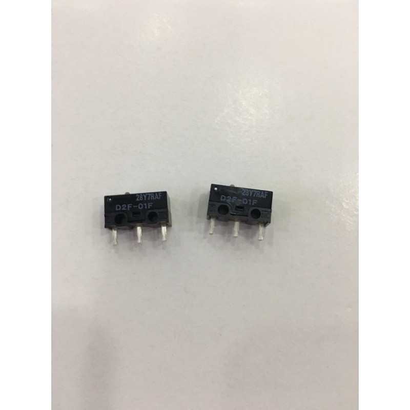 Original Omron Mouse Micro Switch ปุ่มกดจํากัดสวิตช์จังหวะ D2F-01F 01FL