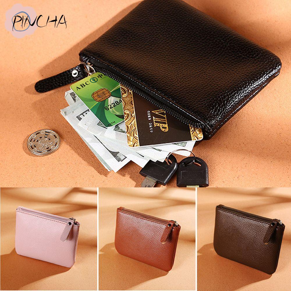 PINCHA Card Wallet Gift Minimalist Retro Credit Card Holder Coins Bag