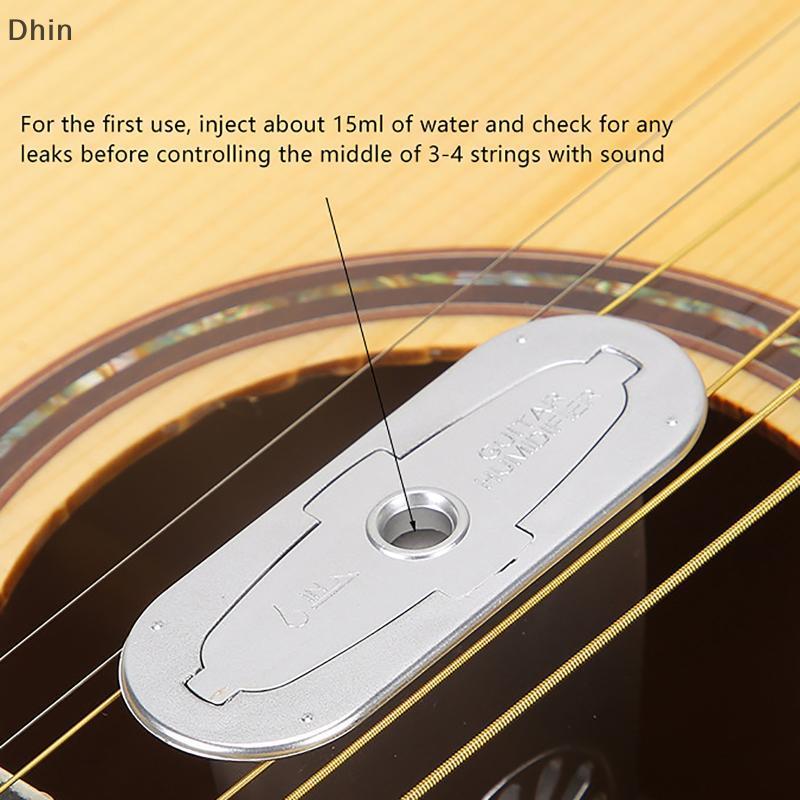 [Dhin] Anti Panel Craming Guitar Humidifier สําหรับพื้นบ้าน Acoustic Single Board Moisturizer สําหรั