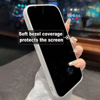 พรีเมี่ยม17PROMAX Silver-สีขาวMatte Magneticกรณีเลนส์ฟิล์มสําหรับiPhone 13 14 15 16 17 Pro Maxกรณี15PRO 16PROปลอกล้อมรอบอย่างเต็มที่Anti-Fallกันกระแทกปกหลัง