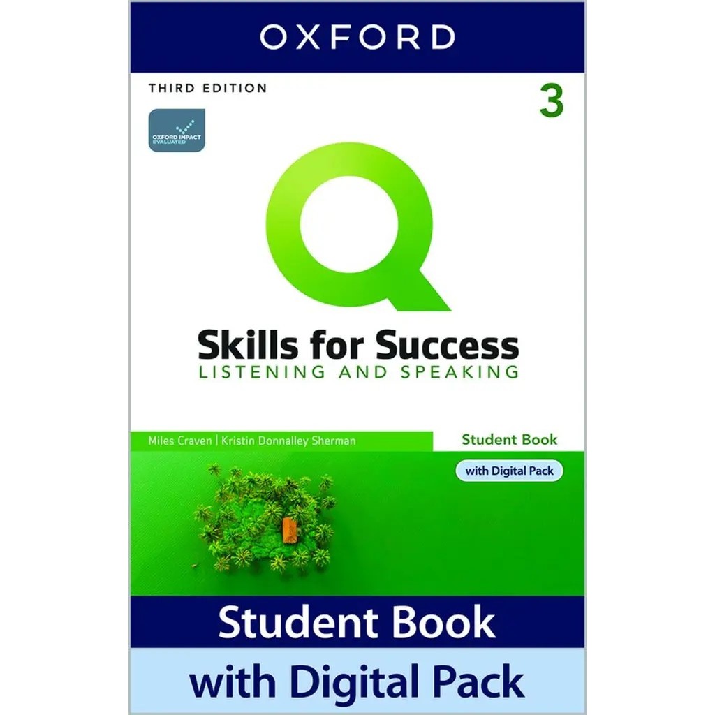 Bundanjai (หนังสือ) Q: Skills for Success 3rd ED 3 : Listening and Speaking: Student Book with Digital Pack (P)