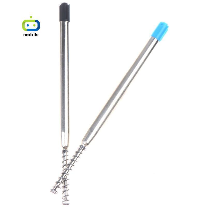 [maygood] ไส้ปากกาลูกลื่น G2 10 ชิ้น, จุดกลาง 1 มม. พร้อมสปริงสากล, ท่อเหล็กโลหะ, ไส้ Bla/Blue เปลี่ยน