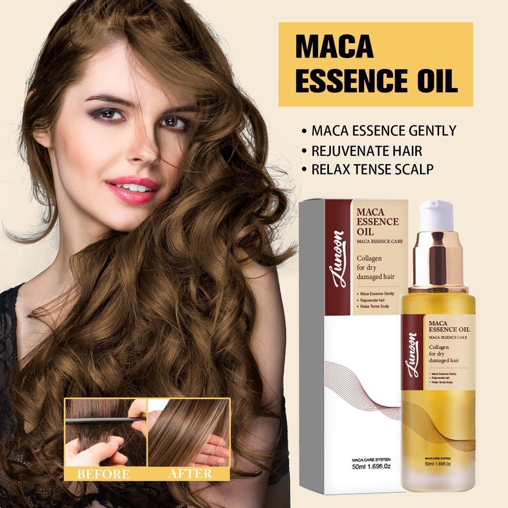 LUNOON น้ํามันหอมระเหยดูแลเส้นผมโมร็อกโก Moisturizing Dry Frizzy Hair Oil น้ํามันหอมระเหยหางผมนุ่ม89