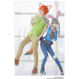 ส่งจากไทย🚚Zootopia cosplay ที่คาดศีรษะ แต่งหูแมว แต่งหูสุนัขจิ้งจอก แฮนด์เมด สไตล์โลลิต้า อุปกรณ์เสริม สําหรับแต่งคอสเพลย์