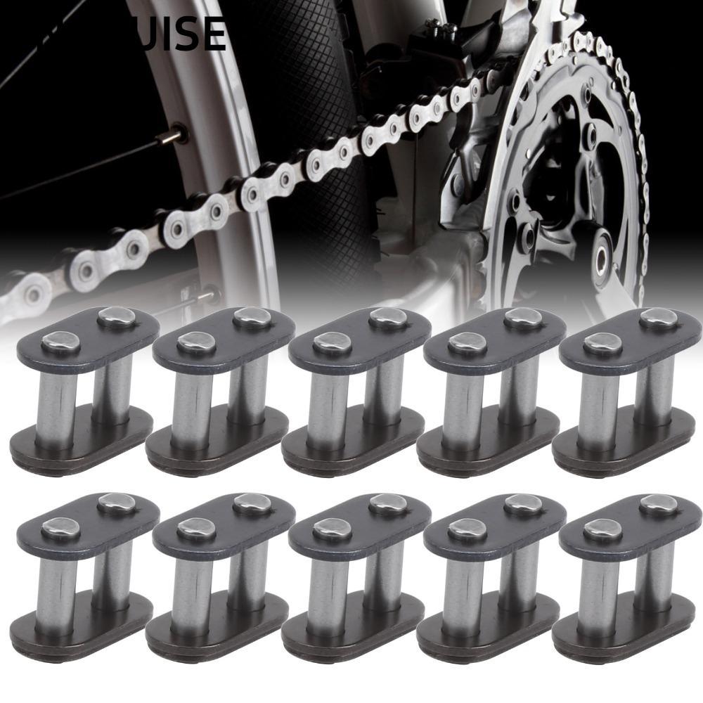 INGGUISE 10PCS Master Connecting Link, Steel Grey T8F Chain Master Link,ทนทานน้ําหนักเบาเชื่อมต่ออะไ