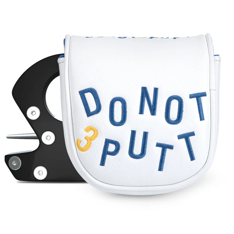 Do Not 3putt Golf Mallet Putter Cover for DF3 Golf Putter Cover for Mallet Headcover with Magnetic C